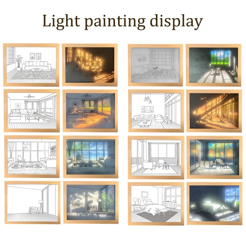 LED Lighted Painting
