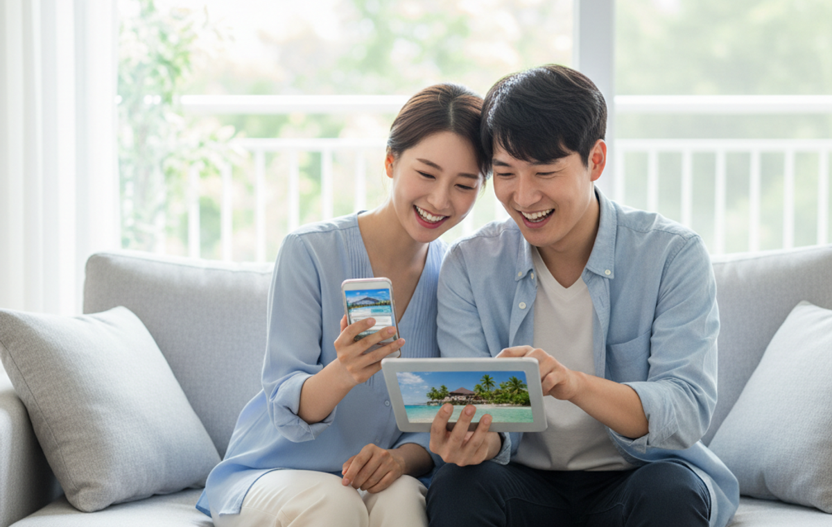 신혼여행 예약하기 본문 안내 이미지