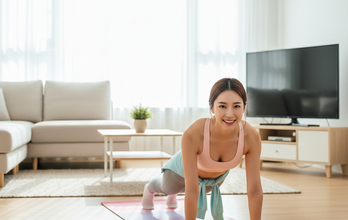홈트레이닝 시작하기 본문 안내 이미지