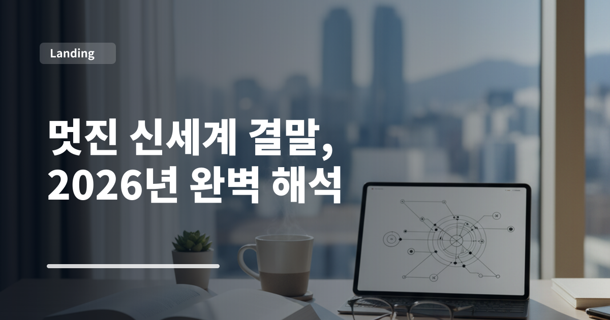 멋진 신세계 결말, 2026년 완벽 해석